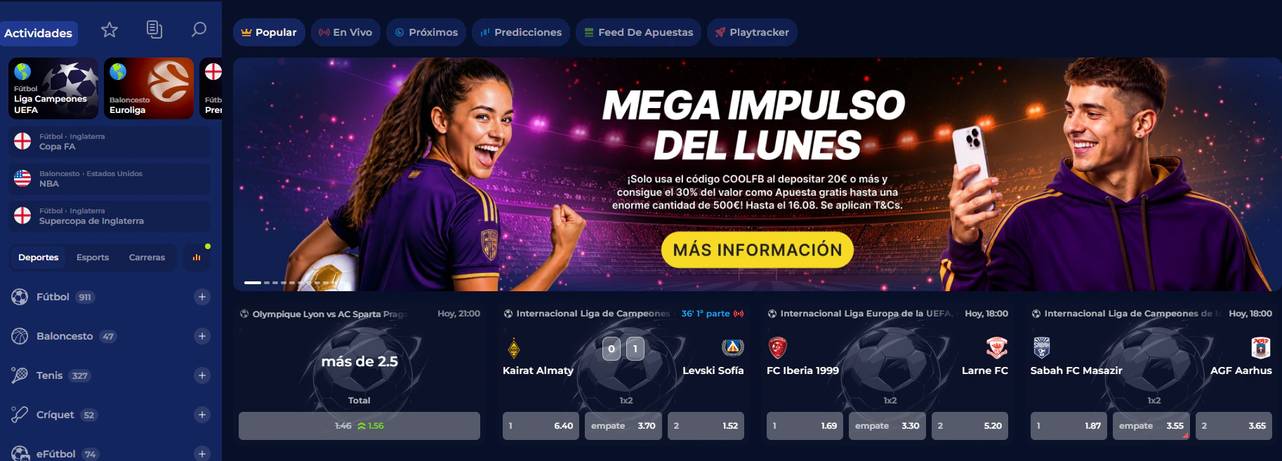 Ivybet Casino apuestas deportivas en vivo